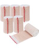 Buy Elastic Bandage Wraps - 3 Inch Compression Bandages (6 Pack) | Latex-Free Self-Closure for Ankle Wrist Knee & Foot - International Shipping Available - Buy Online on GoSupps.com