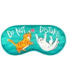 ANTI BASIC Funny Silk Sleep Masks for Women - Adjustable Soft Eye Masks with Two Cats Design | Perfect Gift - Buy Online on GoSupps.com