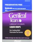 GenTeal Tears Lubricant Eye Drops - Moderate Relief 36 Sterile Single-Use Vials (0.9 mL) | Fast International Shipping - Buy Online on GoSupps.com