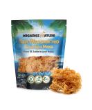 Organics Nature Supplements Organic Irish Sea Moss - Wildcrafted, Non-GMO, Gluten-Free - 4oz - Supports Bones, Joints & Immune System - Makes 5 Jars of Gel - Buy Online on GoSupps.com