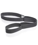 BODYMATE stretch band with 3 loops - total length approx. 75cm - 3.8cm wide - made of 100% natural cotton - Buy Online on GoSupps.com