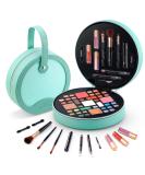 Color Nymph All In One Makeup Kit for Teens - 38-Color Eyeshadows Lipglosses & Brushes in Portable Bag - Perfect Christmas New Year & Birthday Gift - Buy Online on GoSupps.com