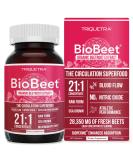 BioBeet Max Strength Beet Root Capsules - 21:1 Concentrate - 28,350mg Organic Beetroot - With BioPerine for Enhanced Absorption (60 Capsules) - Buy Online on GoSupps.com
