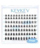 Lash Clusters 84 Pcs Individual Eyelash Extensions Thin Band Soft Frost D-Mix 8-16mm - Buy Online on GoSupps.com