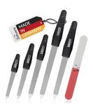 Buy Marqus Sapphire Nail Files Set - Premium 6-Pack from Solingen Professional Rough & Fine Sides 9-17.6 cm Made in Germany - Perfect Nail Care & Polishing - Buy Online on GoSupps.com