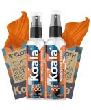 Koala Anti Fog Spray for Glasses | USA Made | 4 Ounces + 2 Microfiber Buffing Cloths | Carefully Engineered Anti-Fog Kit | Safe for all Lenses 2 Fl Oz (Pack of 2) - Buy Online on GoSupps.com