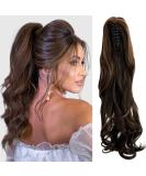 FXYTK Claw on Ponytail Clip in Ponytail Hair Extensions Hair Piece Clip on Pony Tail Hair Extension Claw Jaw Ponytail Extensions 18" Curly Dark Brown Mix Light Auburn 18 Inch-Curly Dark Brown Mix Light Auburn-18" Curly - Buy Online on GoSupps.com