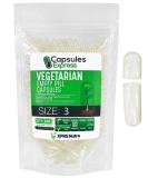 XPRS Nutra Size 3 Empty Capsules - 100 Count | Clear Vegan Capsules for DIY Vegetable Filling | Vegetarian Empty Pill Capsules - Capsules Express - Buy Online on GoSupps.com