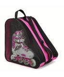 FOUUA Roller Skate Bag - Unisex Ice Skate Bag with Adjustable Shoulder Strap - Pink - Breathable Oxford Cloth Storage Bag - Buy Online on GoSupps.com