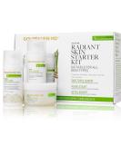 Shop GOLDFADEN MD Radiant Skin Starter Kit | Exfoliator Cleanser & Moisturizer | Complete 3 Pc. Skin Care Set for Radiant Skin - International Shipping Available - Buy Online on GoSupps.com