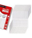 Adhoklop 1248 Pcs (624 Pairs) Dots with Adhesive 0.59 Inch Diameter Hook and Loop Nylon Sticky Back Coins  Adhesive Strips Fastener Round Tapes for School Classroom Teacher Supplies (White) - Buy Online on GoSupps.com