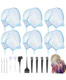 17 Pcs Hair Highlighting Kit with Disposable Frosting Cap and Tools for Salon and Home Hair Dyeing - Buy Online on GoSupps.com