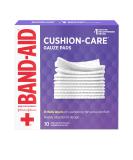 Band-Aid Brand Cushion Care Non-Stick Gauze Pads, Individually-Wrapped, Medium, 3 in x 3 in, 10 ct - Buy Online on GoSupps.com