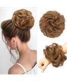 FESHFEN Messy Bun Hair Piece Hair Scrunchies Thick Curly Wavy Hair Piece Synthetic Donut Updo Hairpieces for Women Girls Strawberry Blonde 55 g (Pack of 1) JL27/30# Strawberry Blonde - Buy Online on GoSupps.com