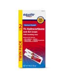 Equate Twinpack 1% Hydrocortisone Anti-Itch Cream - Compare to Maximum Strength Cortisone | Fast-Acting Relief - Buy Online on GoSupps.com