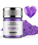 Buy Edible Purple Glitter 8g - Waysroma Food Glitter for Drinks Cakes and Desserts | Metallic Food Glitzer for Chocolate & Cupcakes - Buy Online on GoSupps.com