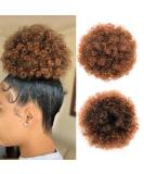 Afro Puff Drawstring Ponytail for Black Women Short Kinky Curly Afro Ponytail Synthetic Hair Afro Bun Drawstring Ponytail for Women Girls (Large/Pack of 1 Dark brown-T30#) Large (Pack of 1) Dark brown (black background) - Buy Online on GoSupps.com