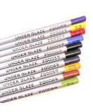 ChiPigments Underglaze Pencils Set of 10 | Most Popular Colors for Fused Glass & Ceramic Projects - Buy Online on GoSupps.com