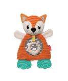 Infantino Go Gaga Cuddly Teether Fox | Sensory Toy for Babies | Silicone Bite Ring & Dental Aid | Multicolored 316201 - Buy Online on GoSupps.com