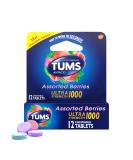 TUMS Ultra Strength Chewable Heartburn Relief Tablets - 12 Rolls, Assorted Berries - Buy Online on GoSupps.com