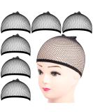 6PCS Wig Cap, FANDAMEI 6PCS Black Mesh Wig Cap Net, Closed End Hair Mesh Net, Liner Weaving Caps for Women, Men, Kids, Wig Caps for Halloween, Cosplay - Buy Online on GoSupps.com