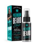 Wild Willies Premium Beard Oil & Conditioner - Fast Growth, Itch & Dandruff Relief, Deep Moisture Treatment - Organic Ingredients - Cool Mint Scent - 2 Oz - Buy Online on GoSupps.com
