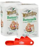 White Lily Buttermilk Corn Meal Self Rising 5 lb Bag (Pack of 2) By The Cup Swivel Spoons - Buy Online on GoSupps.com