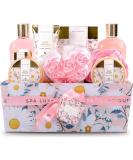 Spa Luxetique 12-Part Women's Bathroom Gift Set - Daisy Fragrance Wellness Set for Birthdays & Mother's Day - Buy Online on GoSupps.com