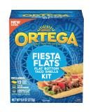 Ortega Fiesta Flats Tacos Dinner Kit - 12 Count, 9.8 Ounce Pack of 1 - Buy Online on GoSupps.com