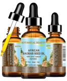 African Baobab Seed Oil 100% Pure - Cold-Pressed Carrier Oil for Skin Hair Nails | 15ml | Vitamin C Rich by Botanical Beauty - Buy Online on GoSupps.com