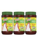 Knorr Granulated Chicken Flavor Bouillon For Sauces, Gravies And Soups Chicken Bouillon Fat And Cholesterol Free 2 lb 3 Pack 2.0 Pound (Pack of 3) Chicken - Buy Online on GoSupps.com