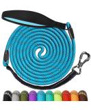 Shop Aystkniet Bungee Tow Leash for Dogs - 30m Shock-Absorbing Dog Leash with Padded Handle & Lockable Hook - Perfect for Medium & Large Dogs - Blue - Buy Online on GoSupps.com