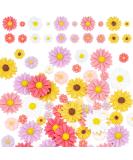 PandaHall Flower Daisy Cabochons - 75pcs, 5 Colors Resin Charms for DIY Accessories - Buy Online on GoSupps.com