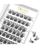 QUEWEL 72 PCS Eyelash Cluster Mix 8-16mm | Soft Individual False Eyelashes for DIY Extensions | Perfect for Personal Makeup Use - QUH-S014-MIX8-16MM - Buy Online on GoSupps.com