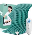 Heating Pad for Back Neck Shoulder Pain Relief - Electric, X-Large, Auto Shut Off, 6 Heat Settings - Gifts for Women Men Mom Dad - Christmas, Mothers Day, Fathers Day - Moist Dry Heat Options - Buy Online on GoSupps.com