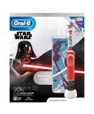 Oral-B Kids Electric Toothbrush 1 Toothbrush Head Travel Case x4 Star Wars Stickers 2 Modes with Kid-Friendly Sensitive Mode For Ages 3+ 2 Pin UK Plug Red 1 count (Pack of 1) Star Wars Handle + Travel Case - Buy Online on GoSupps.com