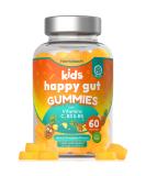 Probiotics Gummies for Kids | 60 Gummies | Gut Health Supplement | Natural Pineapple Flavour | Kids Complex with Vitamin C B3 & B5 | Vegan | by Horbaach - Buy Online on GoSupps.com