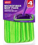 Microfiber Mop Pads for Swiffer Wet Jet - Reusable & Machine Washable - Pack of 4 - Buy Online on GoSupps.com