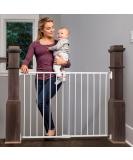 Regalo 2-in-1 Extra Wide Stairway and Hallway Walk ThroughBaby Safety Gate, Hardware Mounting, White 24"x40.5"x28.5"(Pack of 1) 24"x40.5"x28.5"(Pack of 1) Metal - Buy Online on GoSupps.com