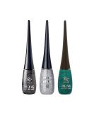 Ruby Kisses I-Bling Liquid Eyeliner 3 PACK - Glitz N' Black, Glitz N' Green, Disco Ball - Buy Online on GoSupps.com