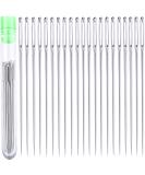 21 Big Eye Needles 60mm with Storage Tube - Easy Threading Needles for Sewing and Crafting - Buy Online on GoSupps.com