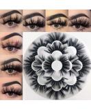 Mikiwi 25mm 6D Faux Mink Lashes - Dramatic and Fluffy Eyelashes for Halloween Party (7 Pairs) - 6DMIX1-7 - Buy Online on GoSupps.com