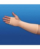 Silipos 14135 Carpel Gel Sleeve - Large Hypoallergenic Compression Tube for Arm & Ankle Support with Medical Grade Mineral Oil Gel - Left Design - Buy Online on GoSupps.com