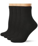 Dr. Scholl's Women's Diabetes & Circulator Socks - 4 & 6 Pair Packs Ankle 8-12 4 Black - Buy Online on GoSupps.com