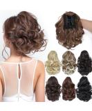 Parxitn 20cm Short Curled Light Red-Brown Ponytail Extension - Claw Clip Synthetic Hair Braid (8 Inch) for Effortless Style - Buy Online on GoSupps.com