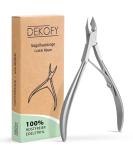 Decofy Nail Skin Pliers - Stainless Steel Extra Sharp Cutters for Painless Cuticle Removal (Fingers & Toes) - Precision Nail Skin Shears & Remover - Silver - Buy Online on GoSupps.com