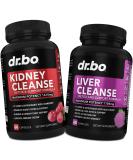 Kidney Liver Cleanse Detox Support Supplement - Herbal Cranberry & Milk Thistle Capsules for Urinary Health - Buy Online on GoSupps.com