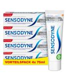 Sensodyne multicare gentle white toothpaste 4x 75ml daily toothpaste with fluoride for pain -sensitive teeth white toothpaste with fluoride - Buy Online on GoSupps.com