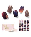 NAILOG Semi Cured Gel Nail Strips 34 pcs Salon-Quality Gel Nail Stickers Long Lasting Nail Wraps for Women with Soft Gel Finish Milky Way - Buy Online on GoSupps.com