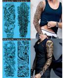 DaLin 4 Sheets Extra Large Full Arm Temporary Tattoos - Set 9 - Buy Online on GoSupps.com